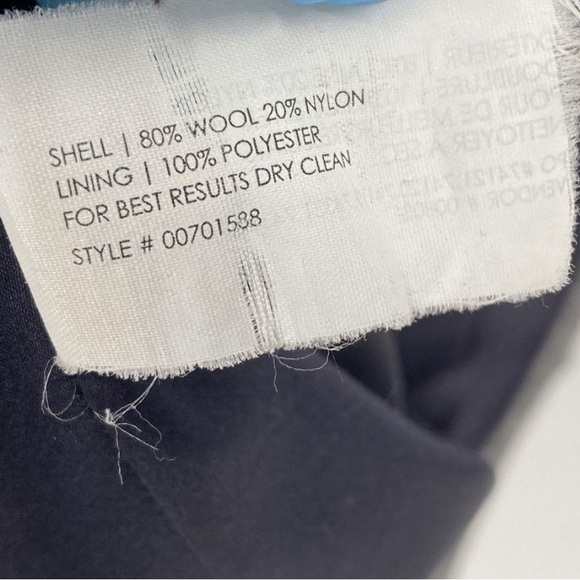 Club Monaco Double Breasted Grey Wool Coat - Picture 5 of 14